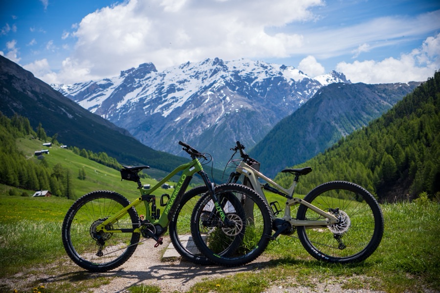 Mountain biking near Davos ★