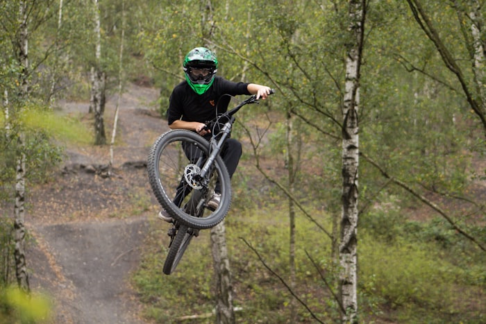 Mountain biking near Ae