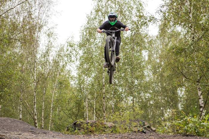 Mountain biking near Saas-Fee