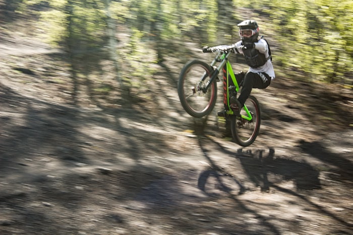 Mountain biking near Aberfoyle