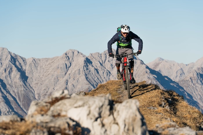 Mountain biking near Pyhä
