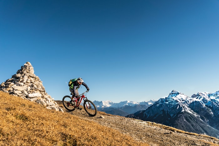 Mountain biking near Aletsch Arena