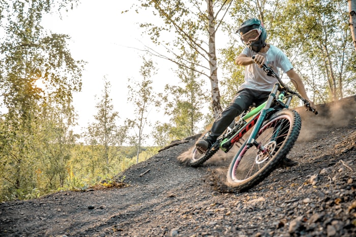 Mountain biking near Verbier