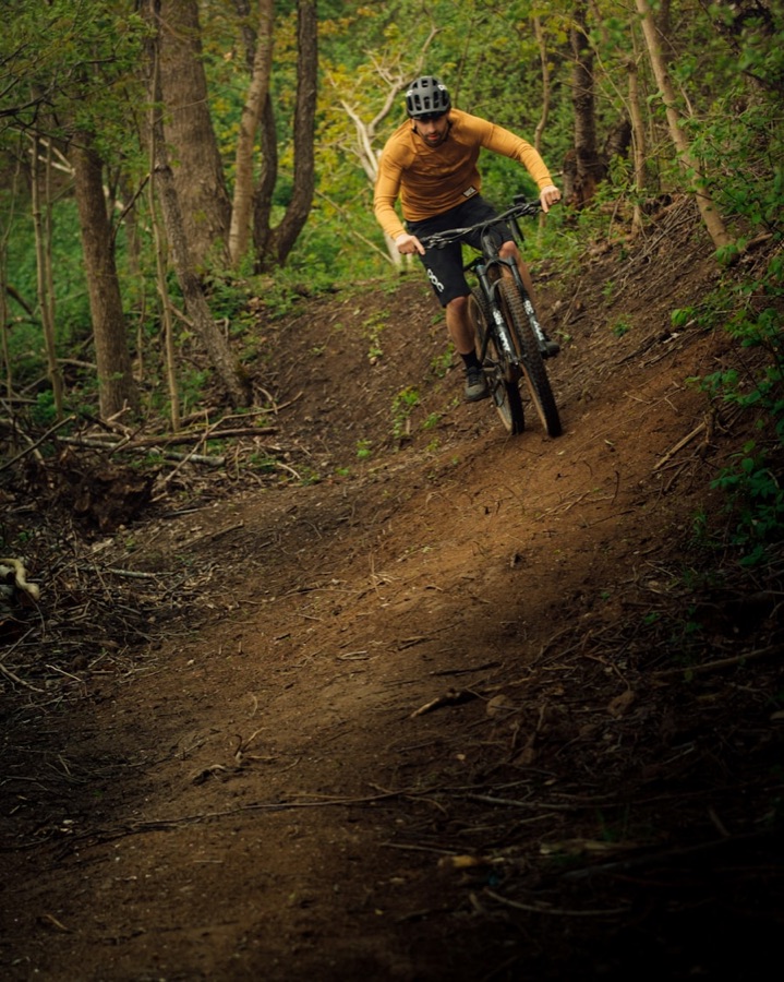 Mountain biking near Villars