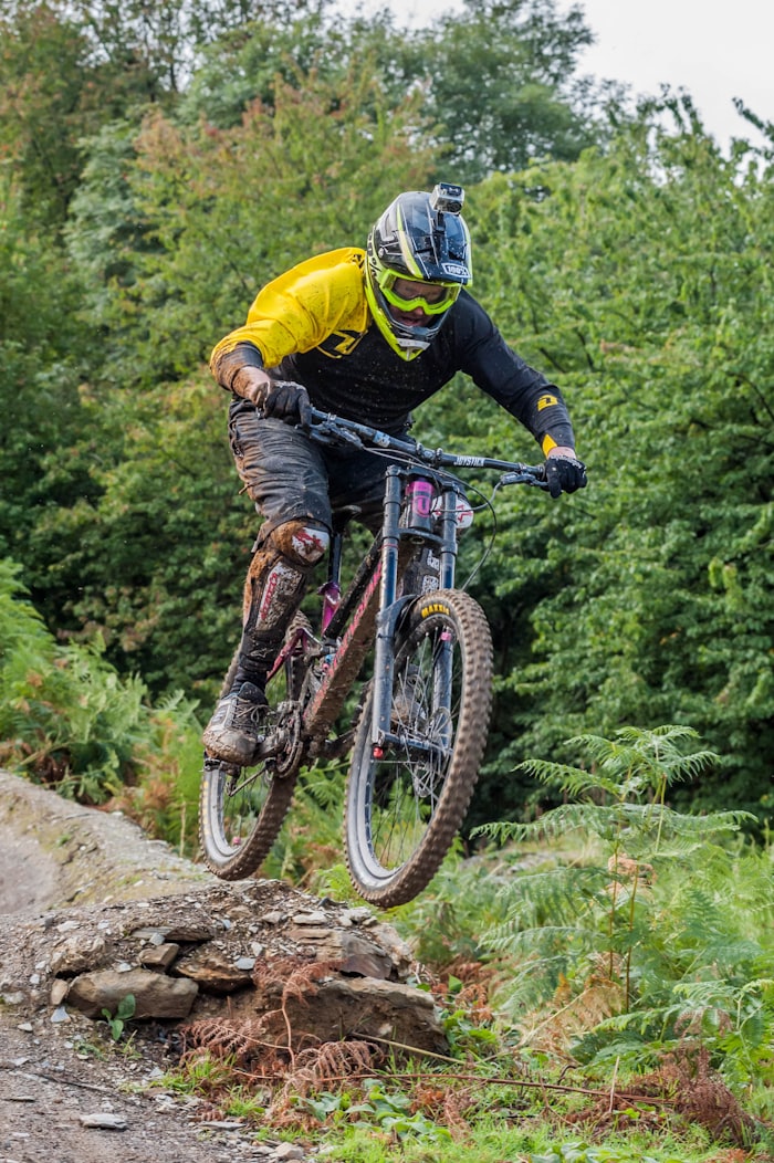 Mountain biking near Adelboden